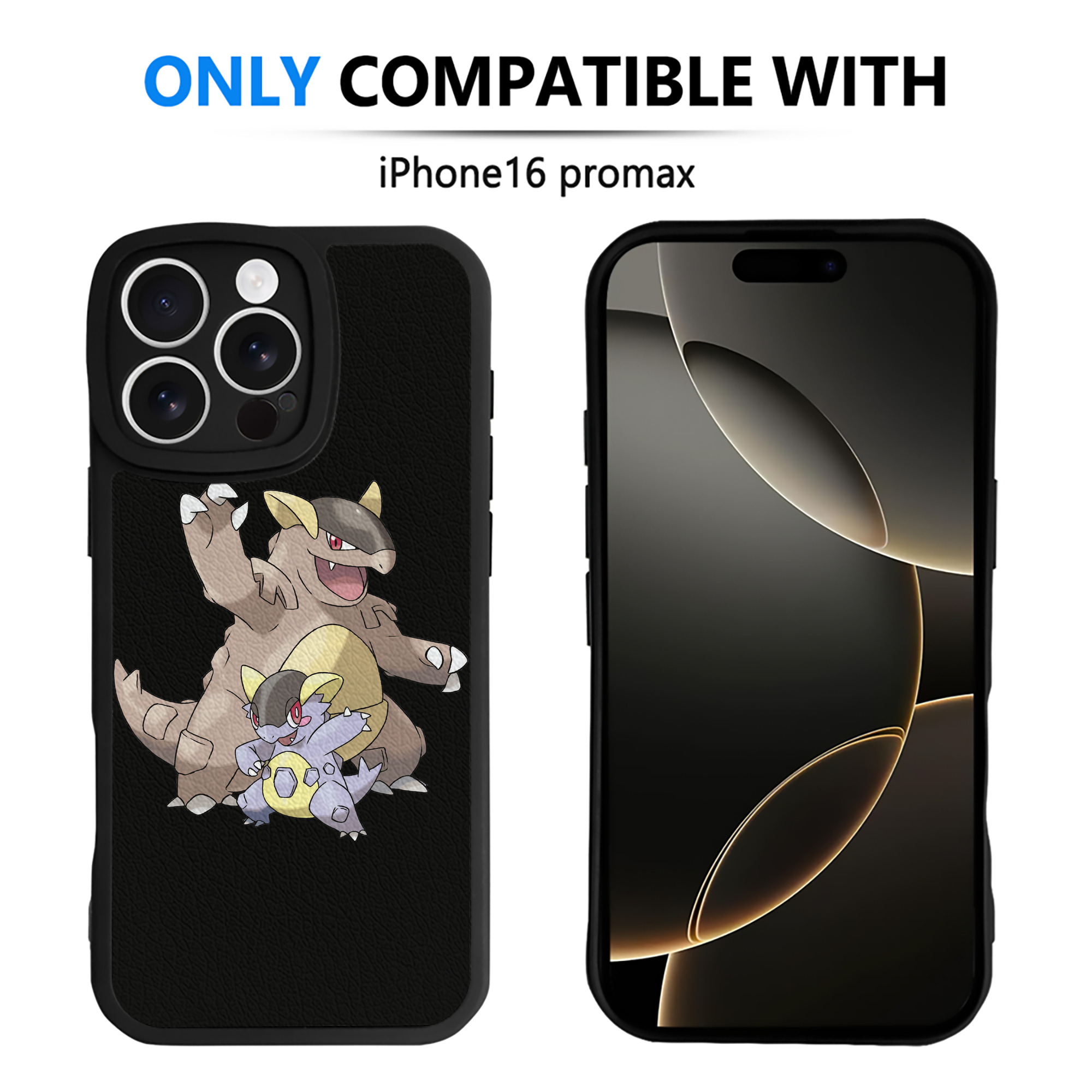 （画像用） ポケットモンスター Pokémon 【iPhone 16シリーズ対応】シリコンスマホケース（レザー調） 材質：シリコン